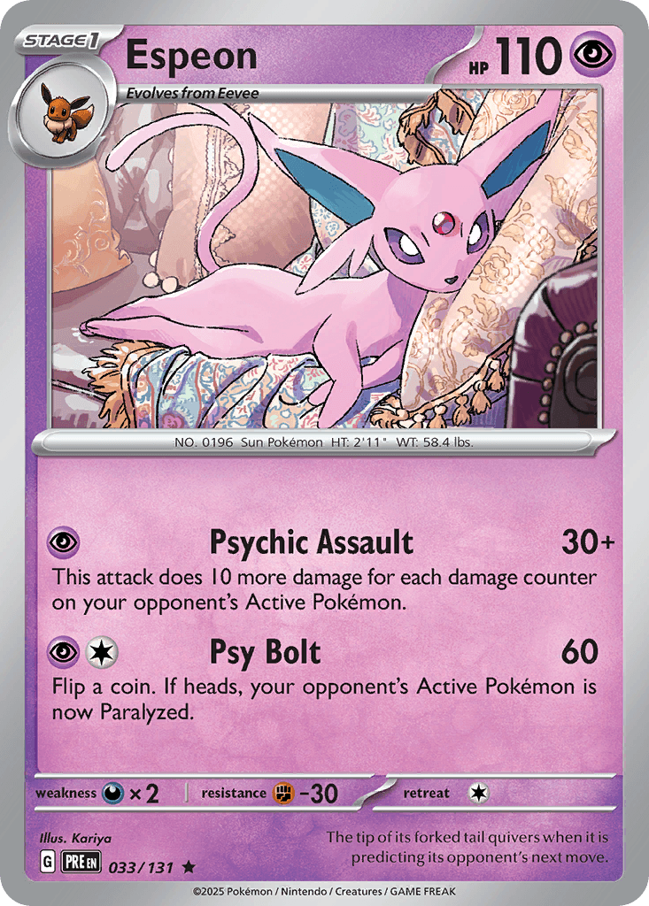 Espeon (Prismatic Evolutions) #33