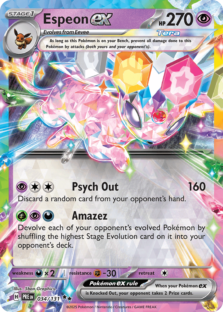 Espeon ex (Prismatic Evolutions) #34