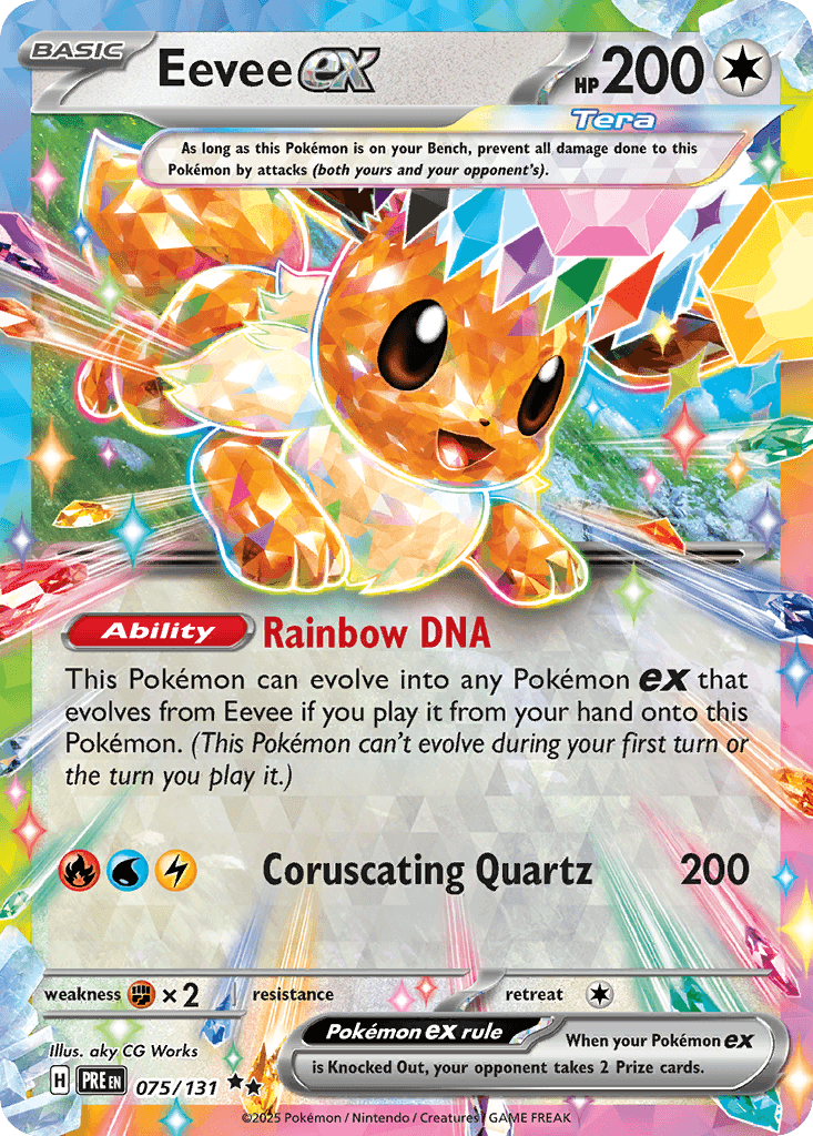 Eevee ex (Prismatic Evolutions) #75