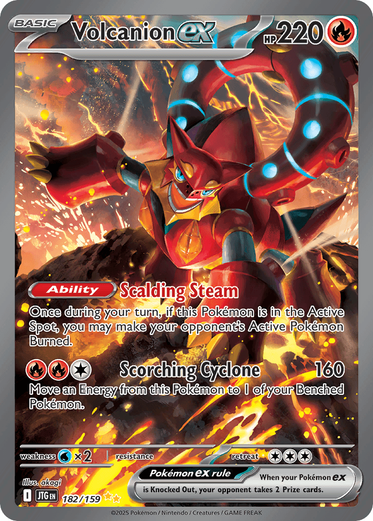 Volcanion ex (Journey Together) #182