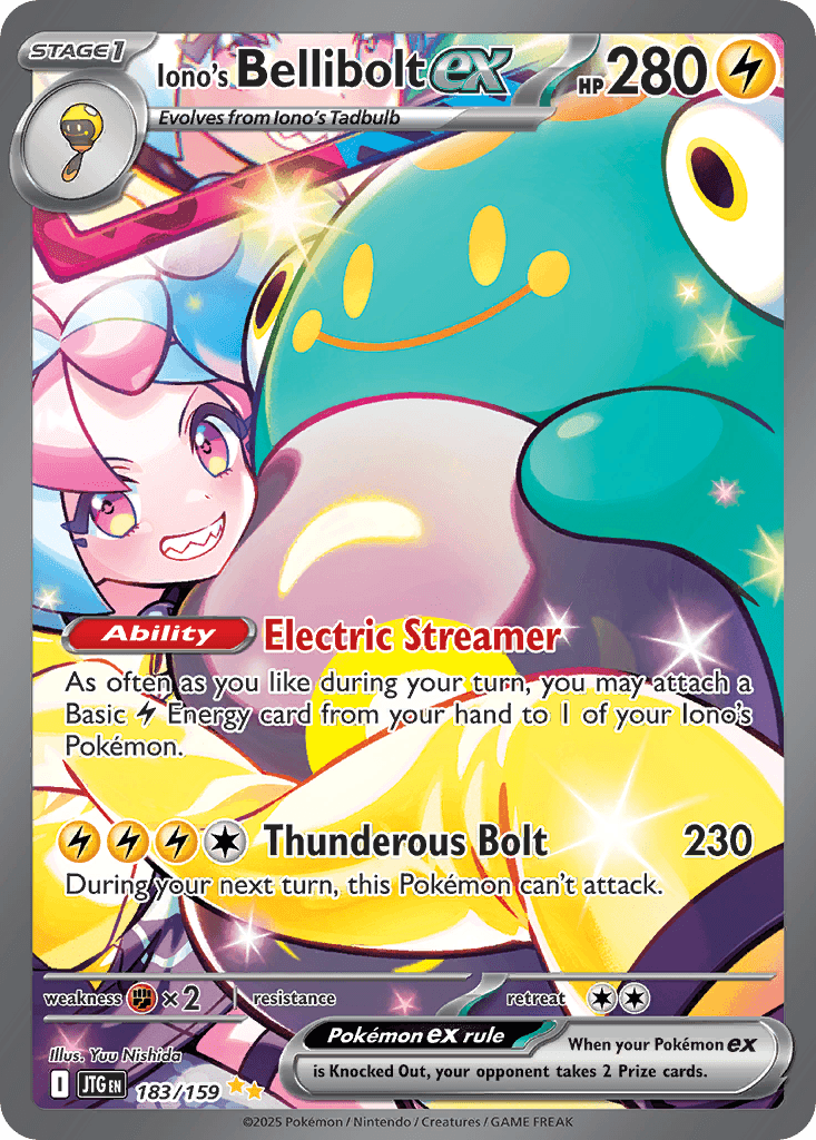 Iono's Bellibolt ex (Journey Together) #183