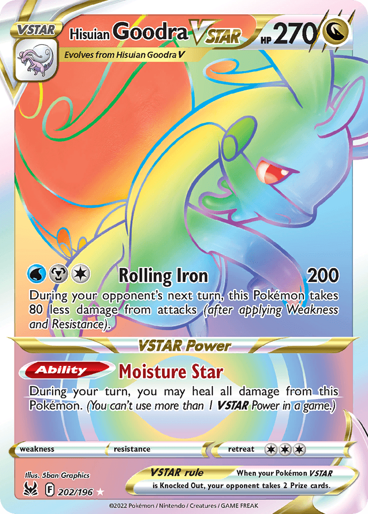 Hisuian Goodra VSTAR (Lost Origin) #202 card art