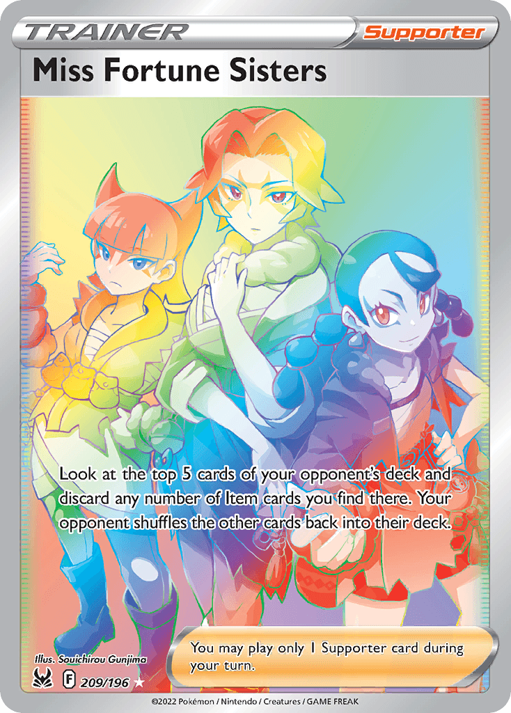 Miss Fortune Sisters (Lost Origin) #209 card art