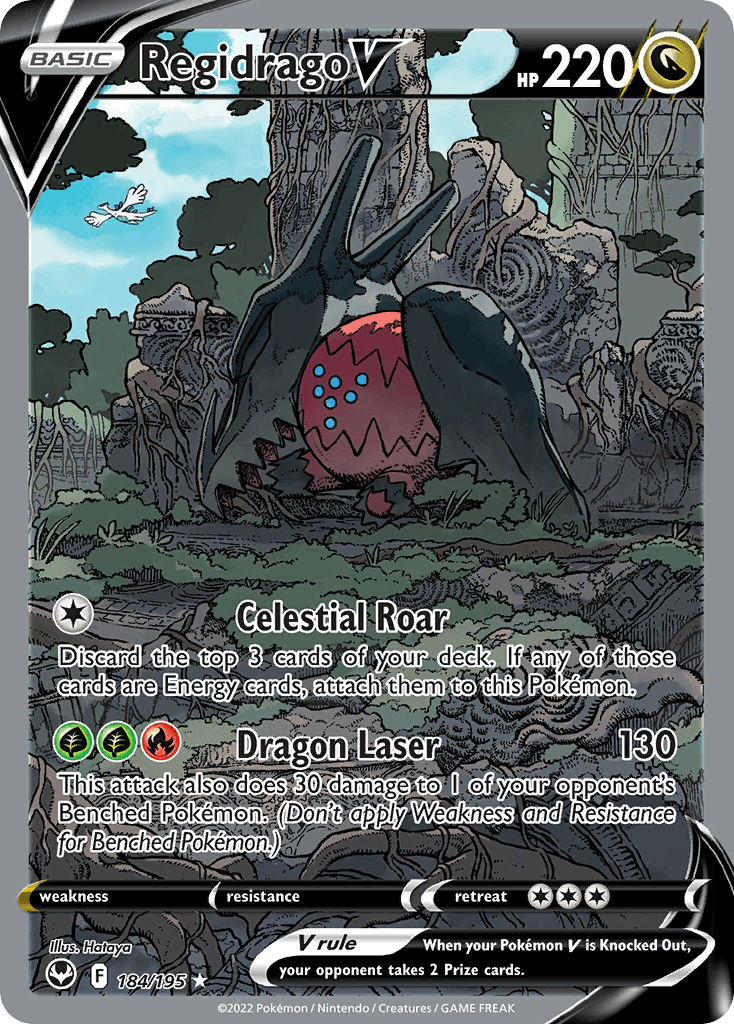 Regidrago V (Silver Tempest) #184 card art