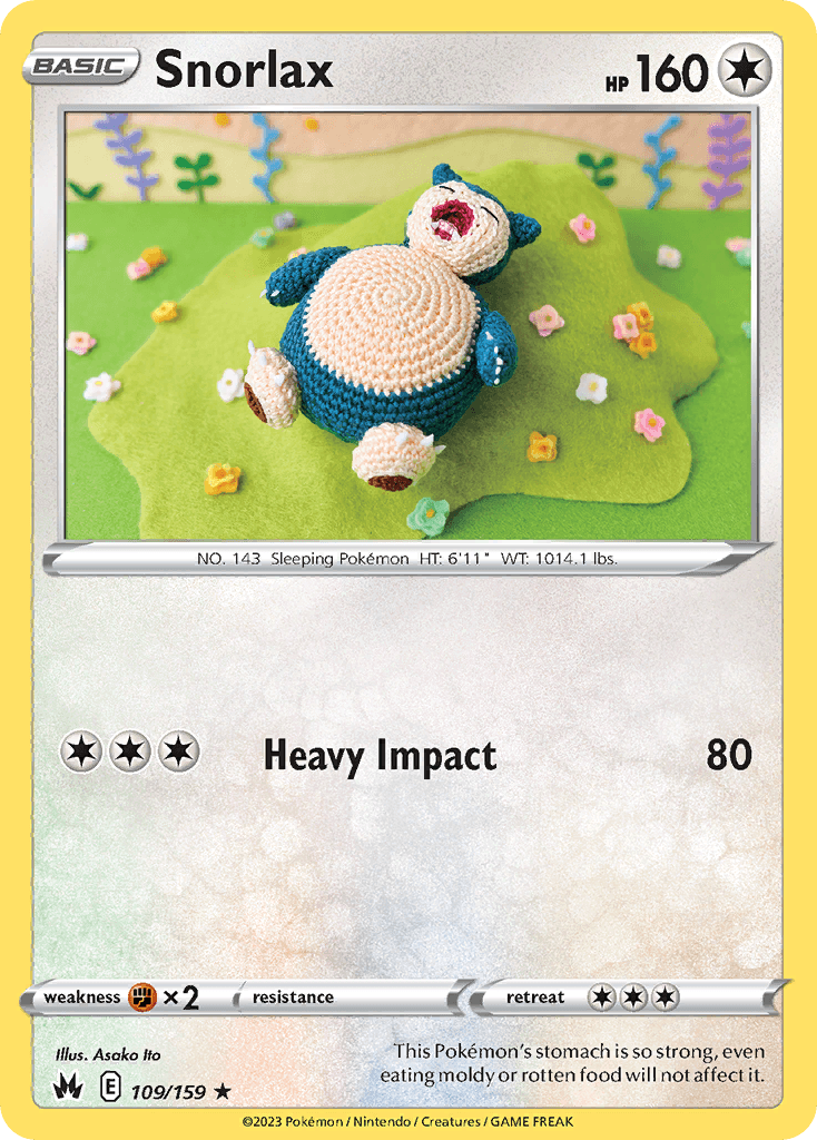 Snorlax (Crown Zenith) #109 card art