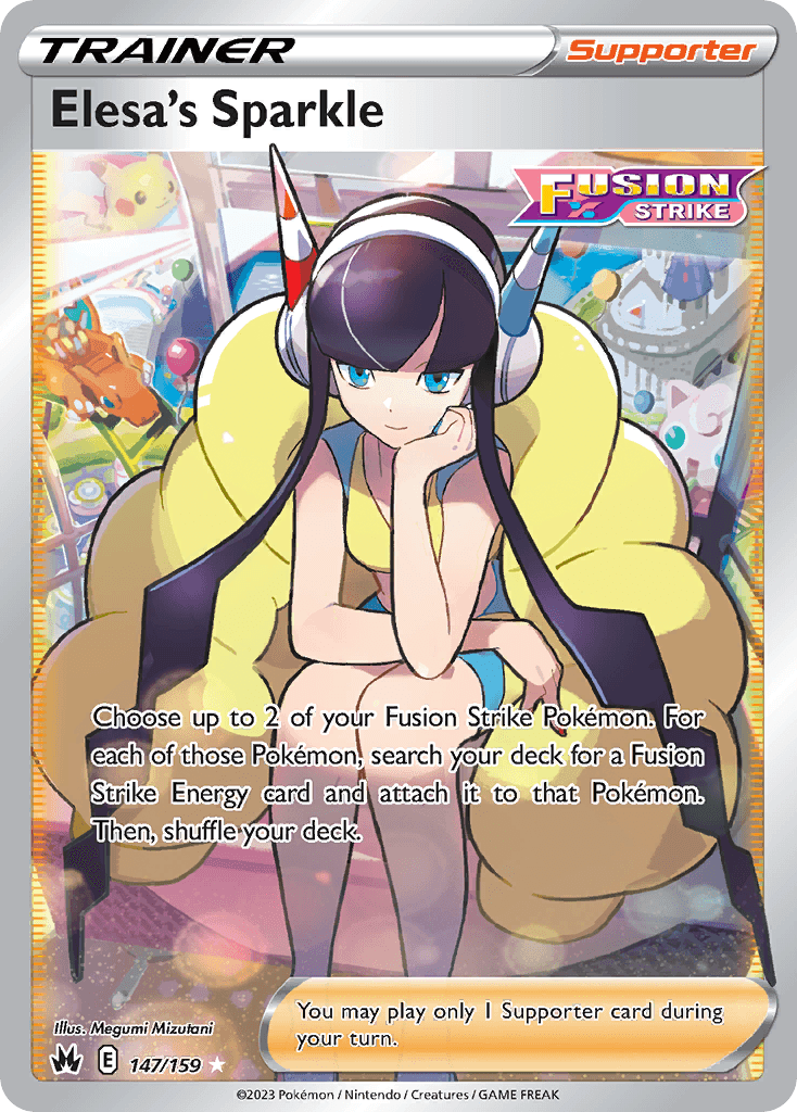 Elesa's Sparkle (Crown Zenith) #147 card art
