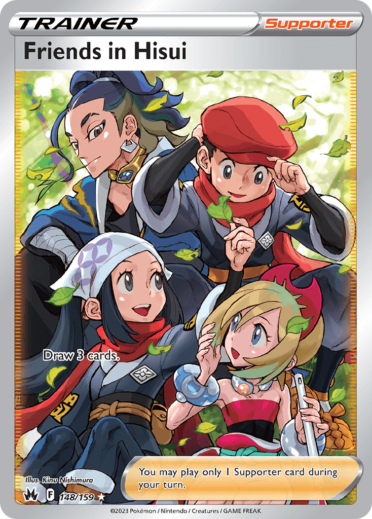Friends in Hisui (Crown Zenith) #148 card art