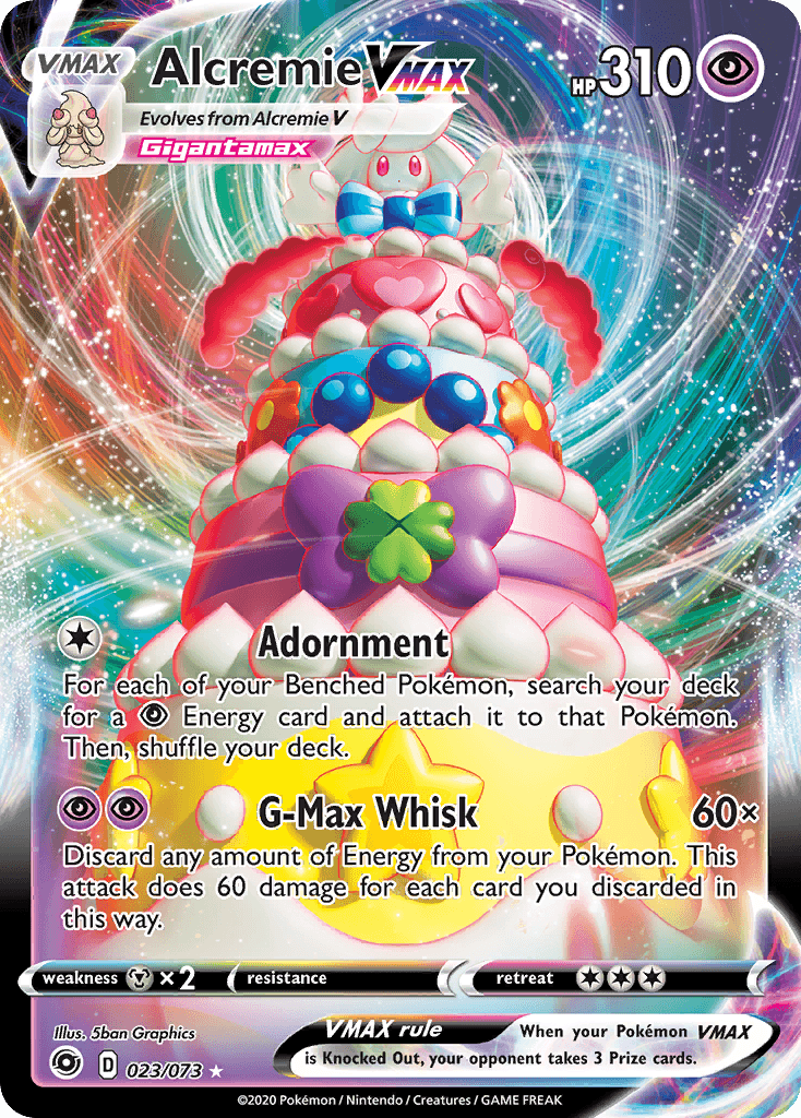 Alcremie VMAX (Champion's Path) #23 card art