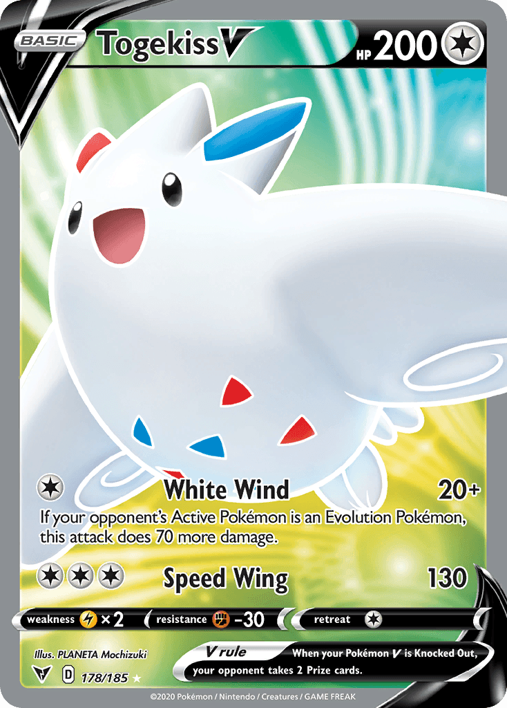 Togekiss V (Vivid Voltage) #178 card art
