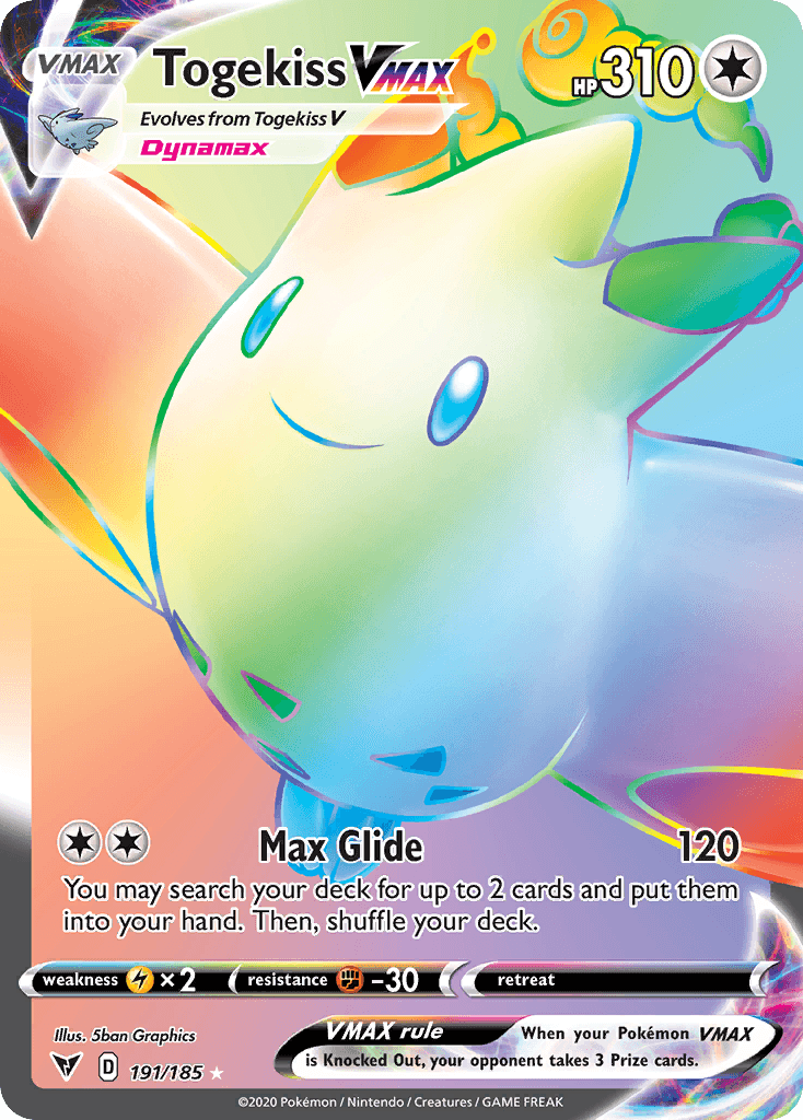 Togekiss VMAX (Vivid Voltage) #191 card art