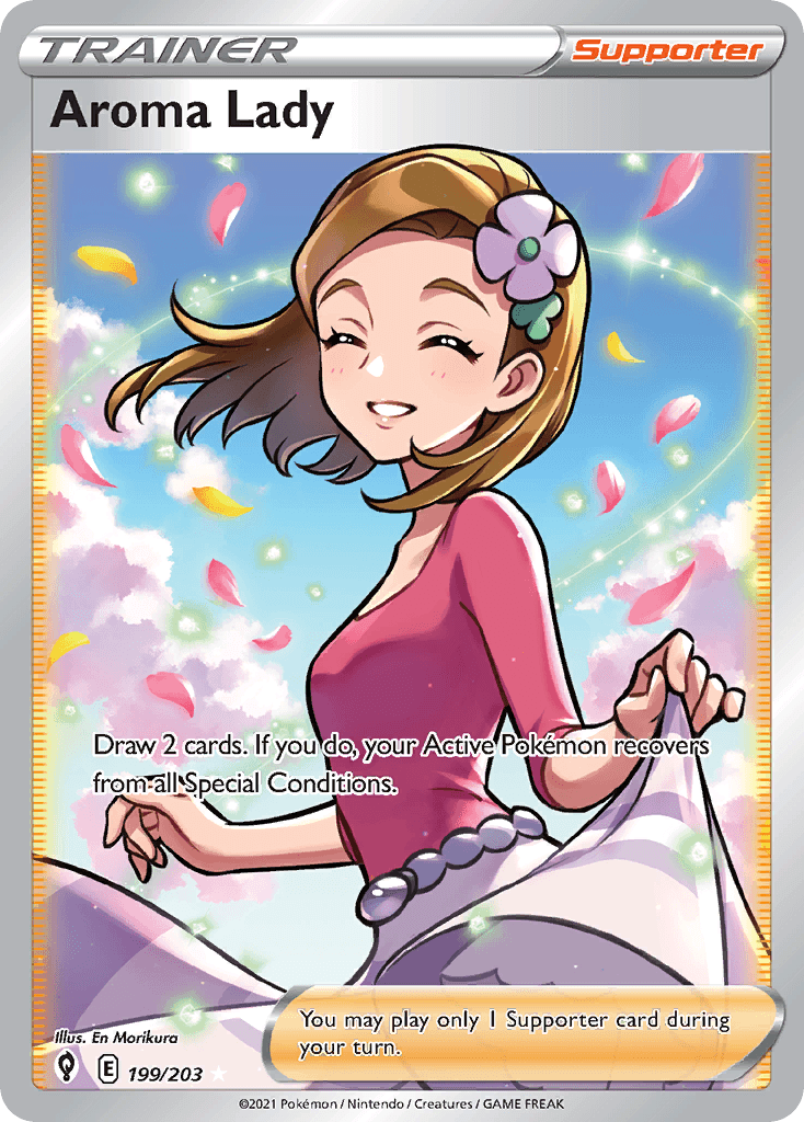 Aroma Lady (Evolving Skies) #199 card art