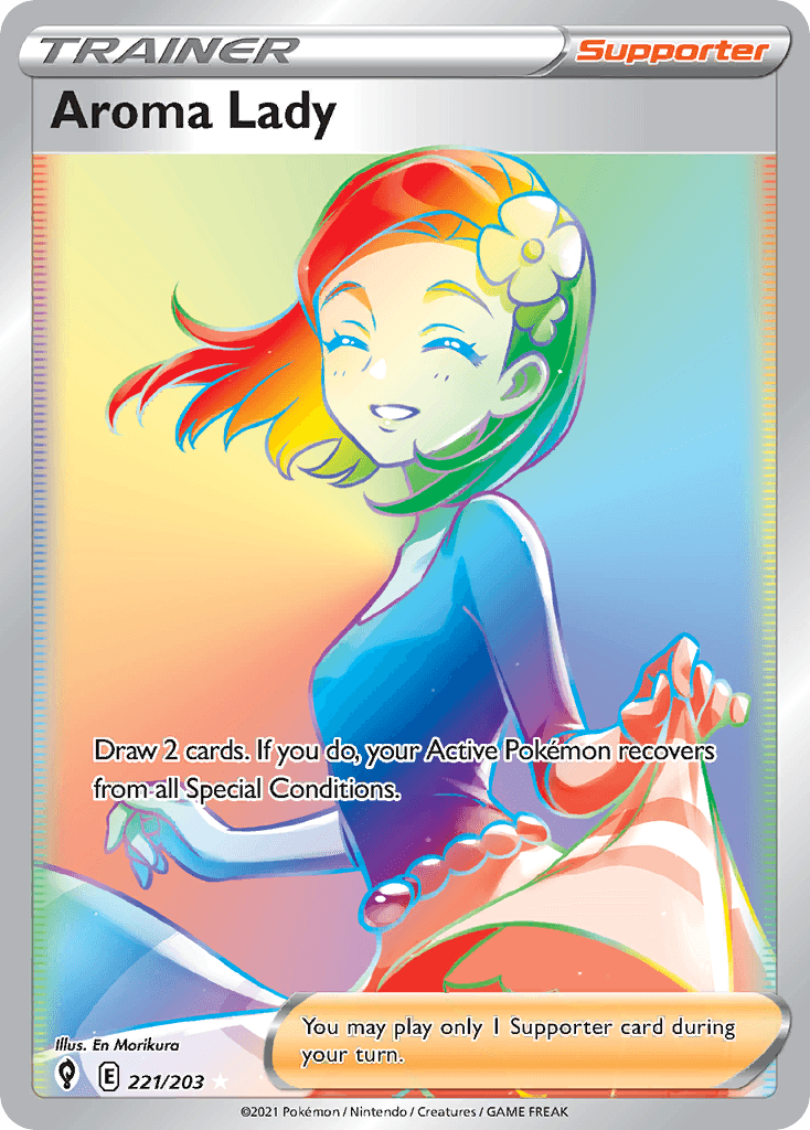 Aroma Lady (Evolving Skies) #221 card art