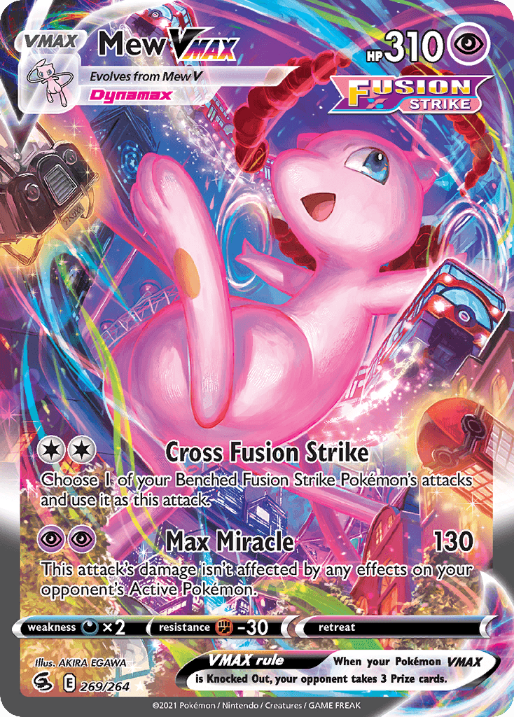 Mew VMAX (Fusion Strike) #269 card art