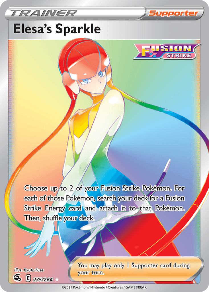 Elesa's Sparkle (Fusion Strike) #275 card art