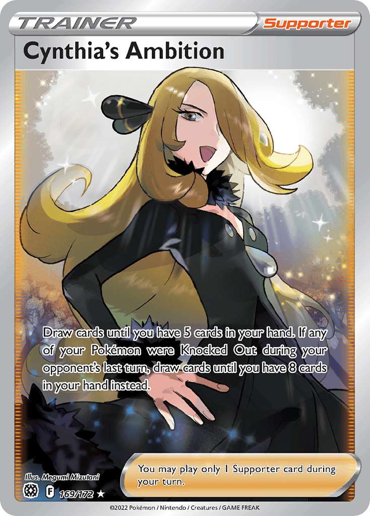 Cynthia's Ambition (Brilliant Stars) #169 card art
