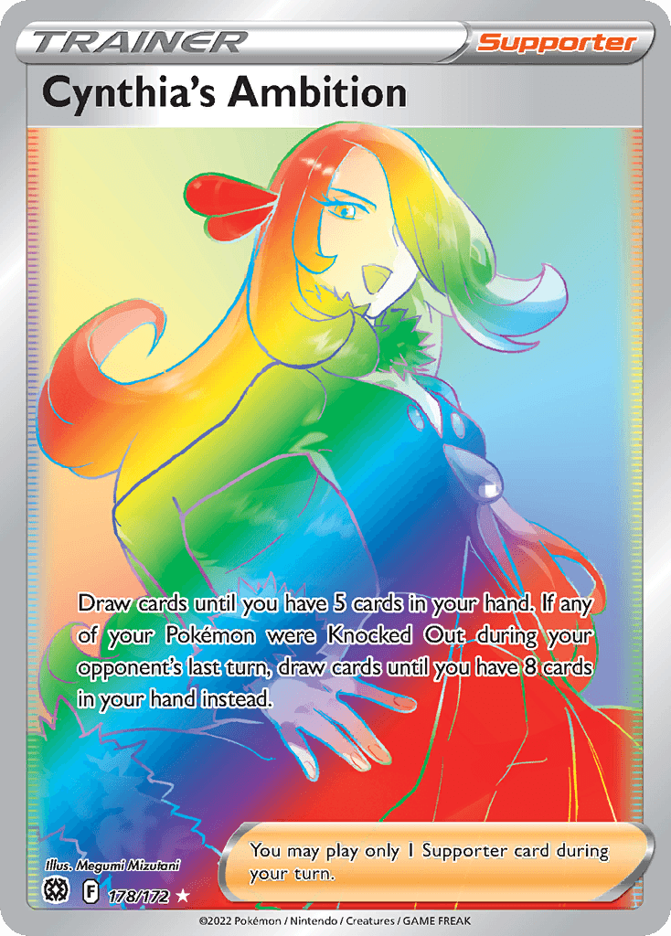 Cynthia's Ambition (Brilliant Stars) #178 card art