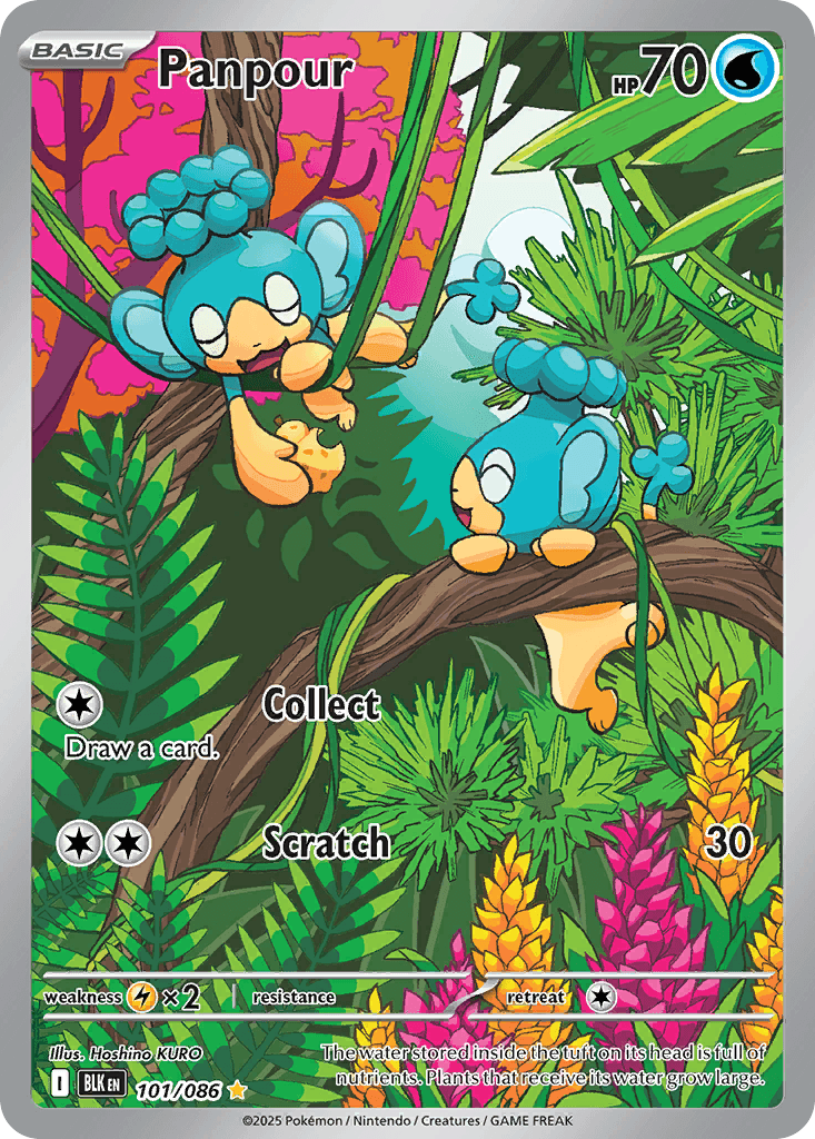 Panpour (Black Bolt) #101 card art
