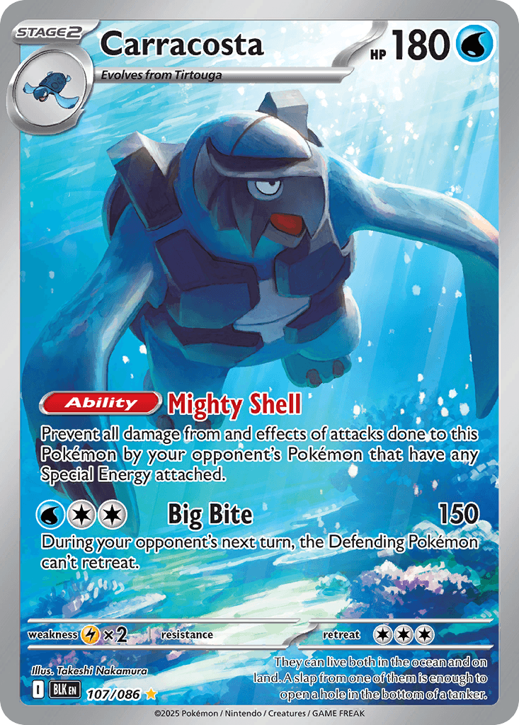 Carracosta (Black Bolt) #107 card art
