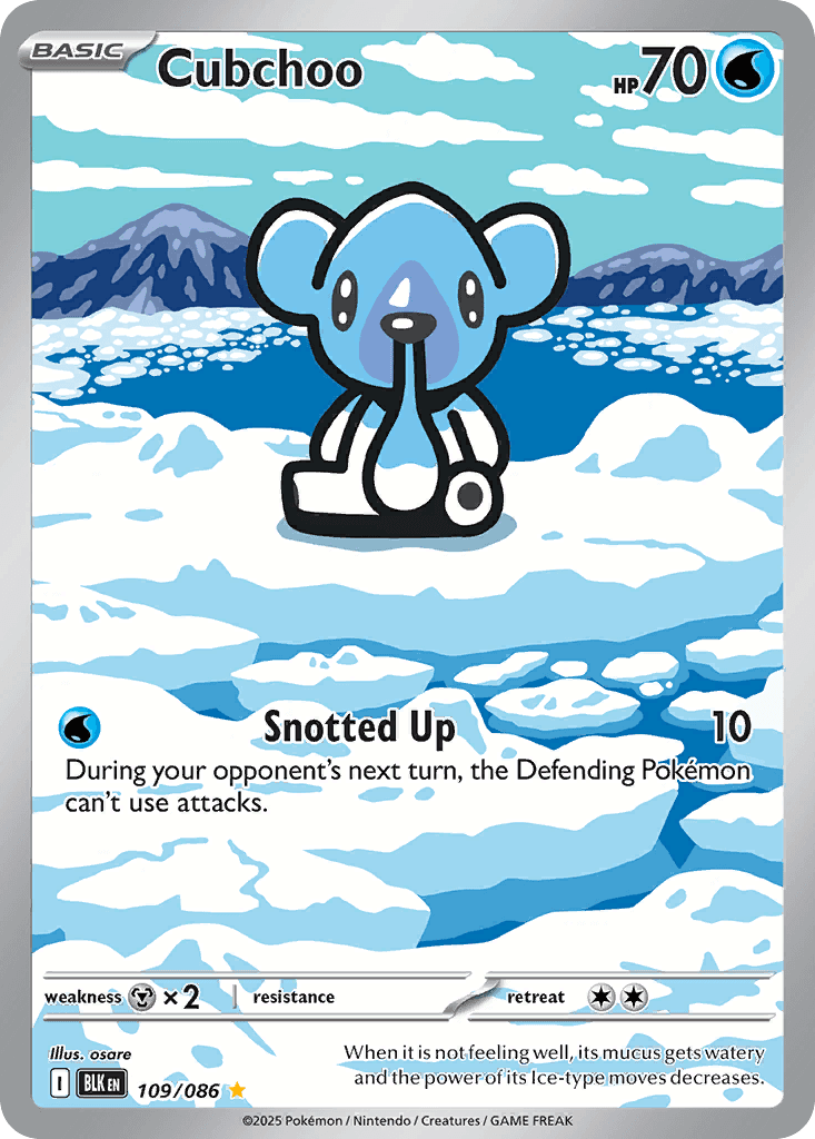 Cubchoo (Black Bolt) #109 card art