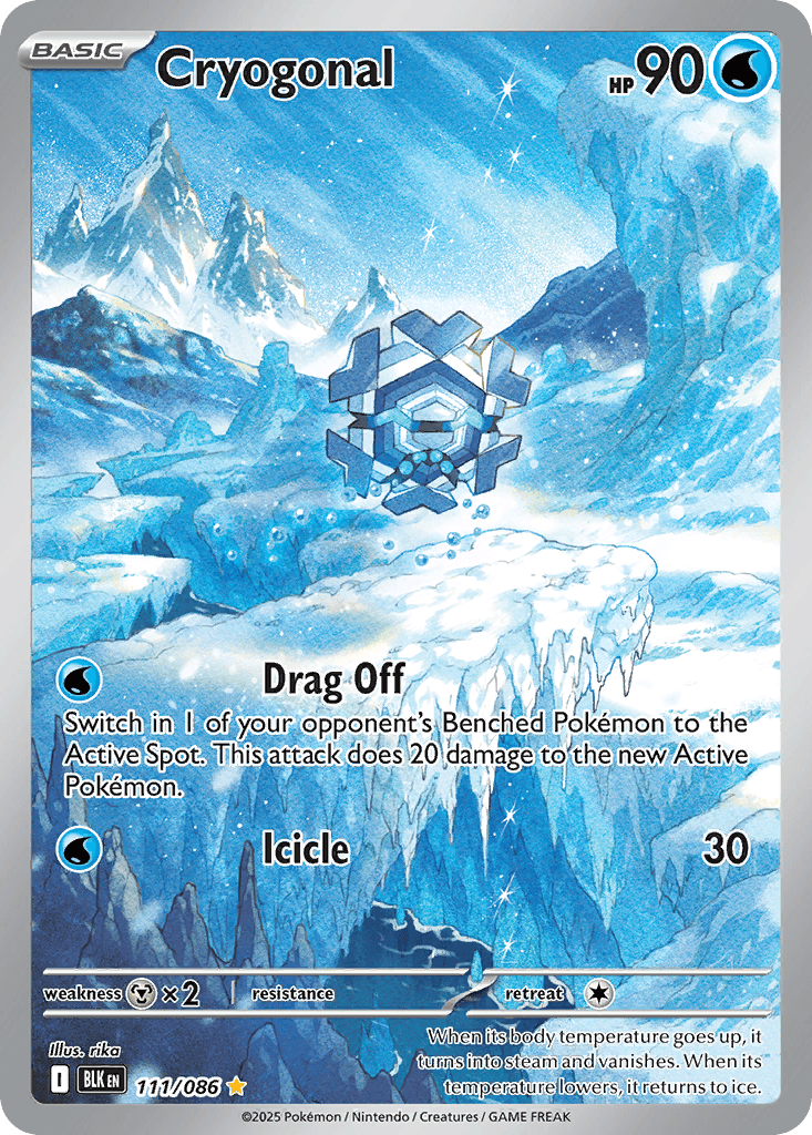 Cryogonal (Black Bolt) #111 card art