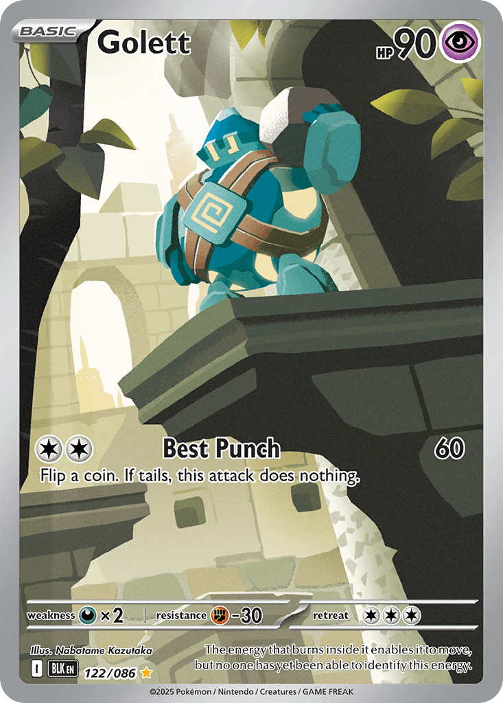 Golett (Black Bolt) #122 card art