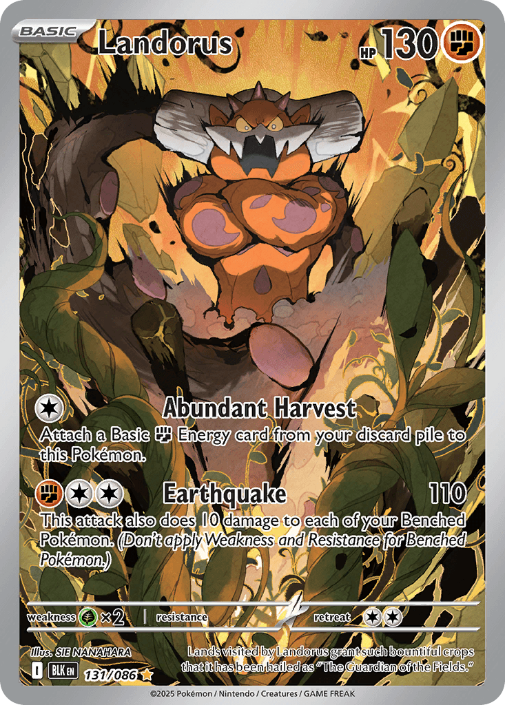 Landorus (Black Bolt) #131 card art