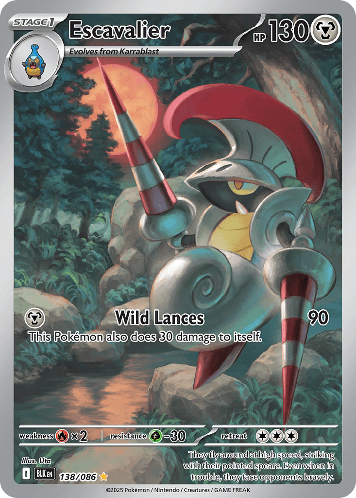 Escavalier (Black Bolt) #138 card art
