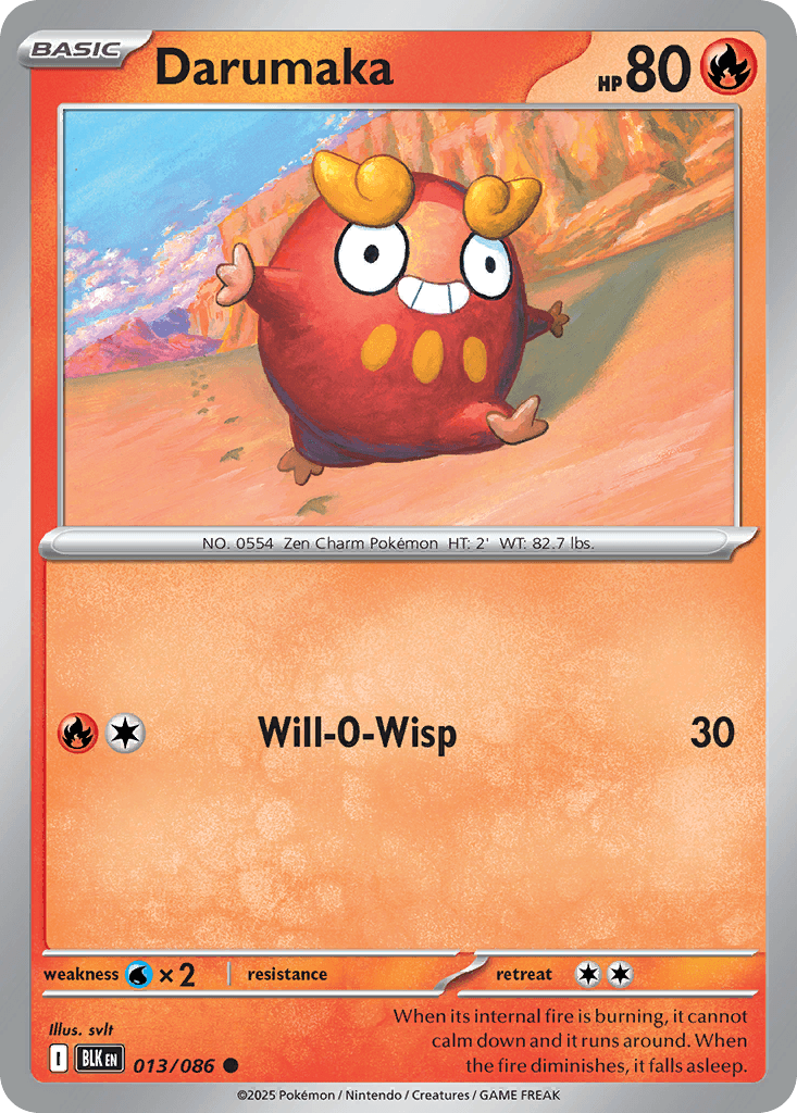 Darumaka (Black Bolt) #13 card art