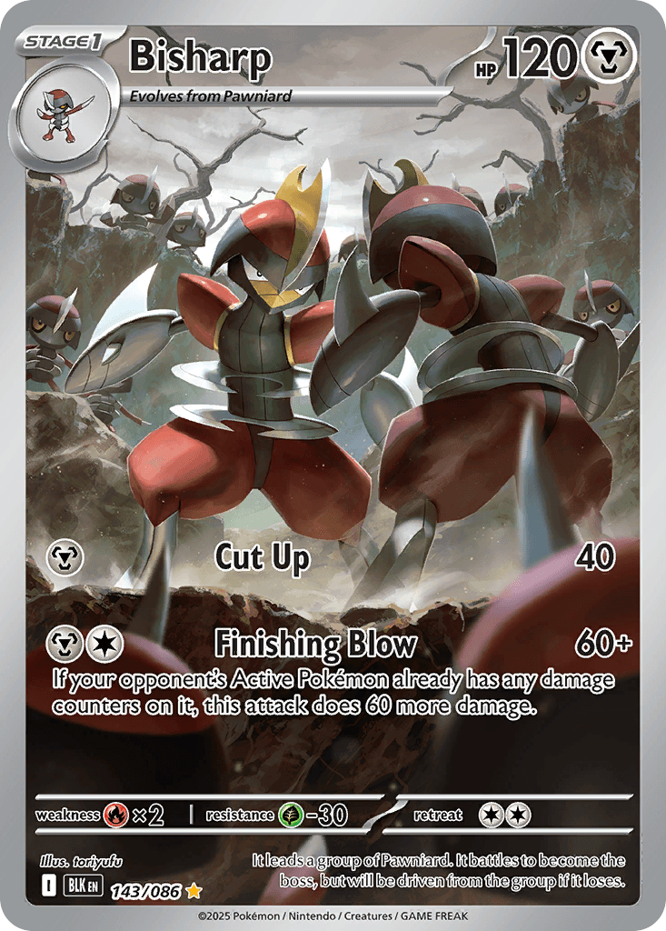 Bisharp (Black Bolt) #143 card art