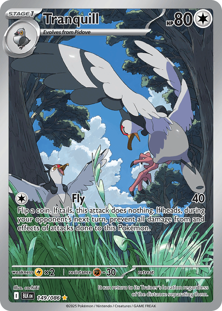 Tranquill (Black Bolt) #149 card art