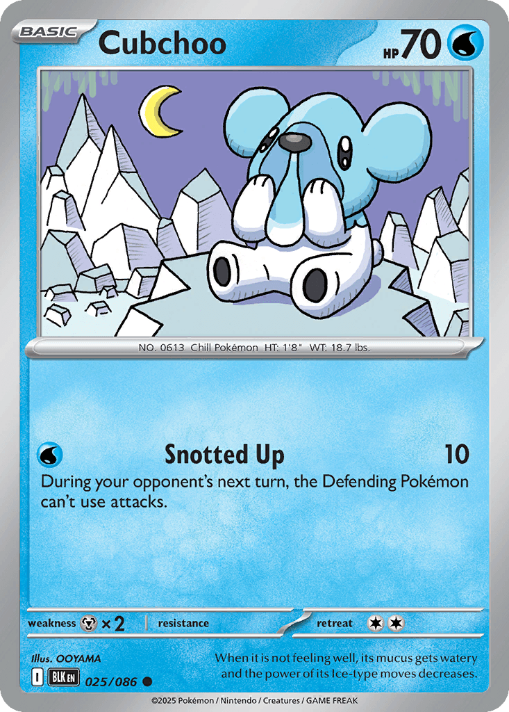 Cubchoo (Black Bolt) #25 card art