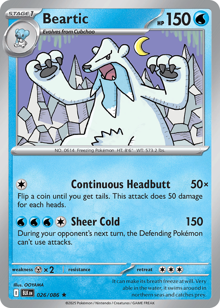 Beartic (Black Bolt) #26 card art