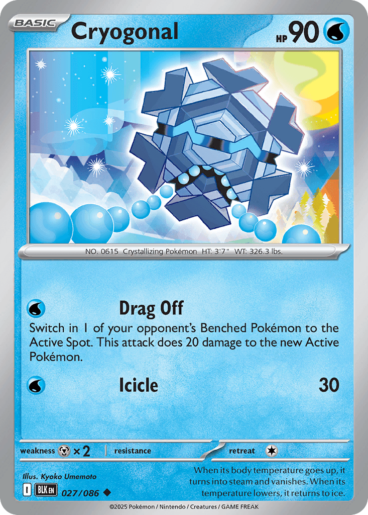 Cryogonal (Black Bolt) #27 card art