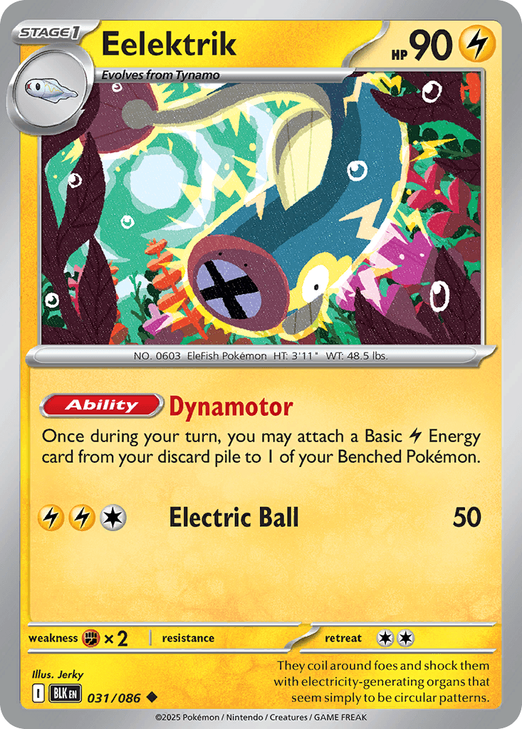 Eelektrik (Black Bolt) #31 card art