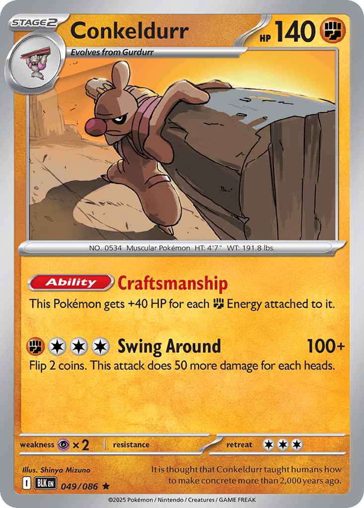Conkeldurr (Black Bolt) #49 card art