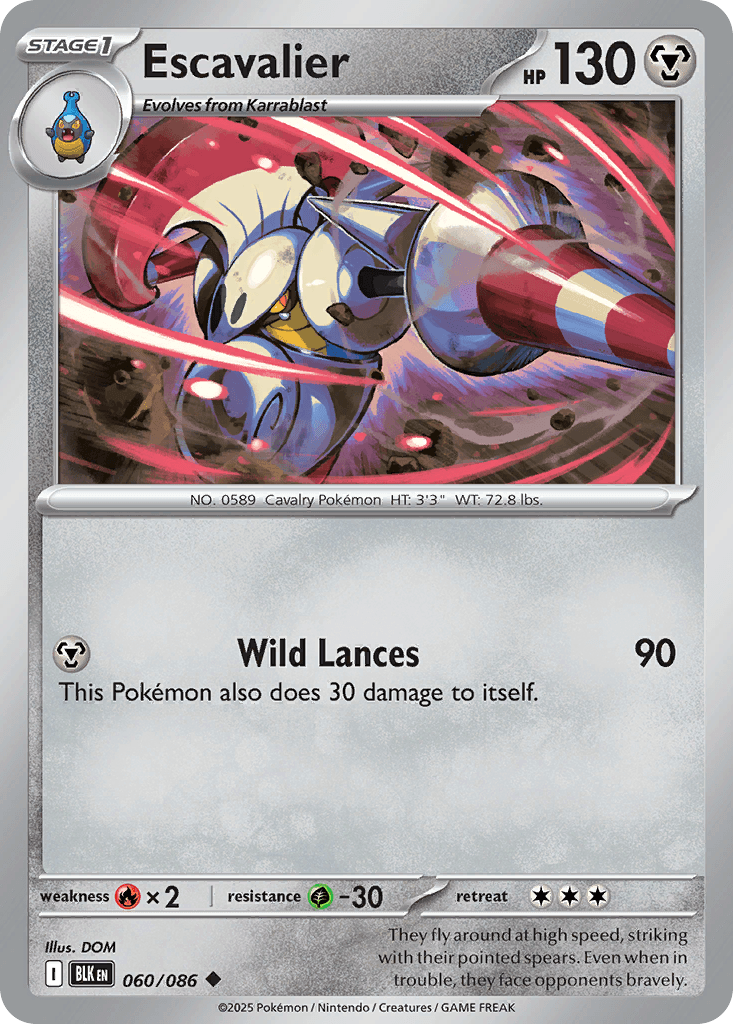 Escavalier (Black Bolt) #60 card art