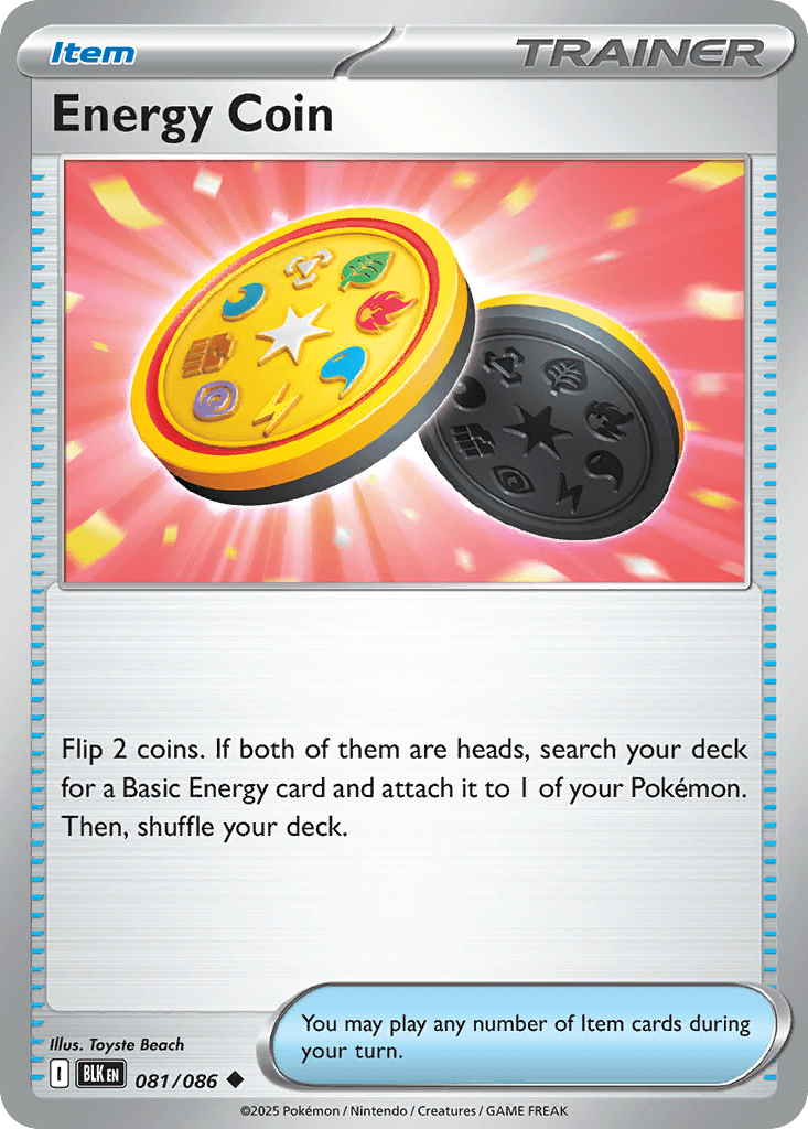 Energy Coin (Black Bolt) #81 card art