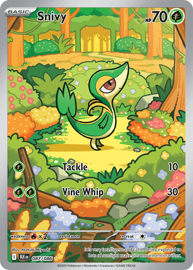 Snivy (Black Bolt) #87 card art