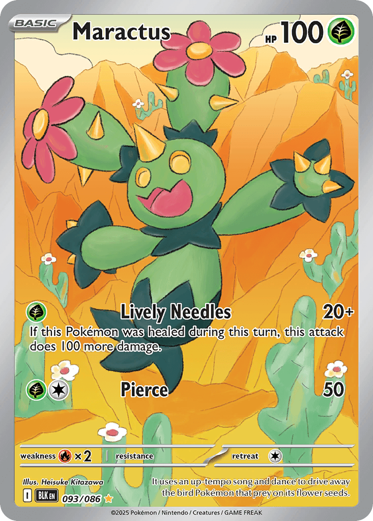 Maractus (Black Bolt) #93 card art