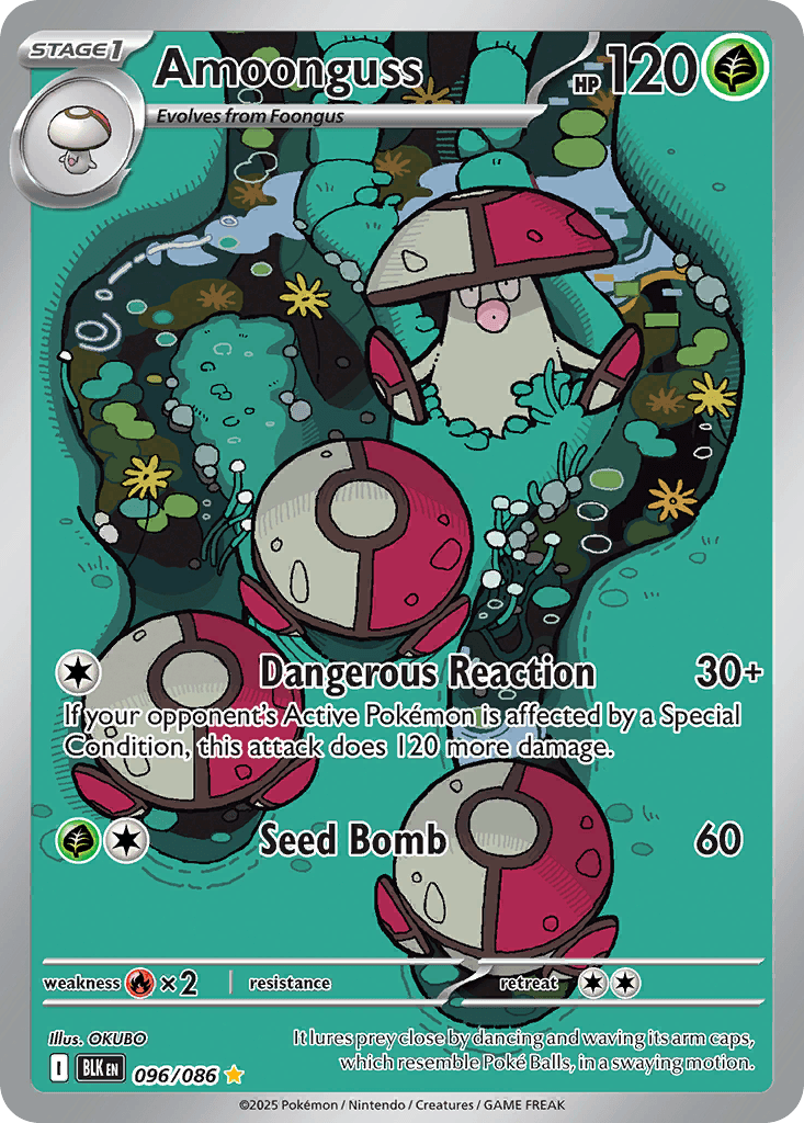 Amoonguss (Black Bolt) #96 card art