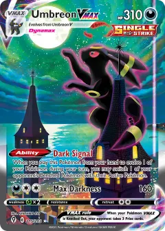 Umbreon VMAX Alt Art (Moonbreon), Evolving Skies